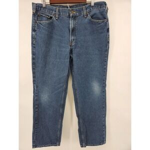 Y2K Nautica Men's Denim Blue Jeans Dark Wash Blue Boot Cut Size 36 x 29